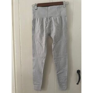 Gymshark Adapt Seamless Leggings Light Grey Marl Gym Workout Fitness Women's XS